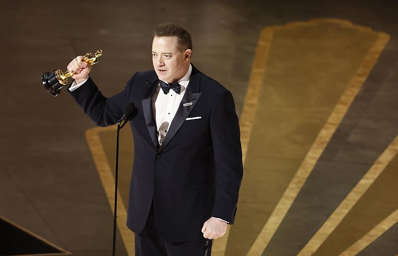 Brendan Fraser gana el premio a mejor actor por 'La ballena (The whale)'.