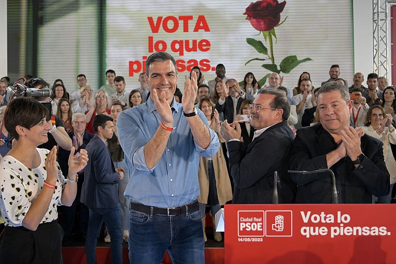 Sánchez junto a Page en Puertollano