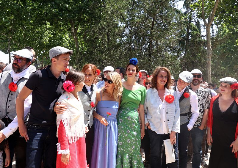 Yolanda Díaz visita la Pradera de San Isidro
