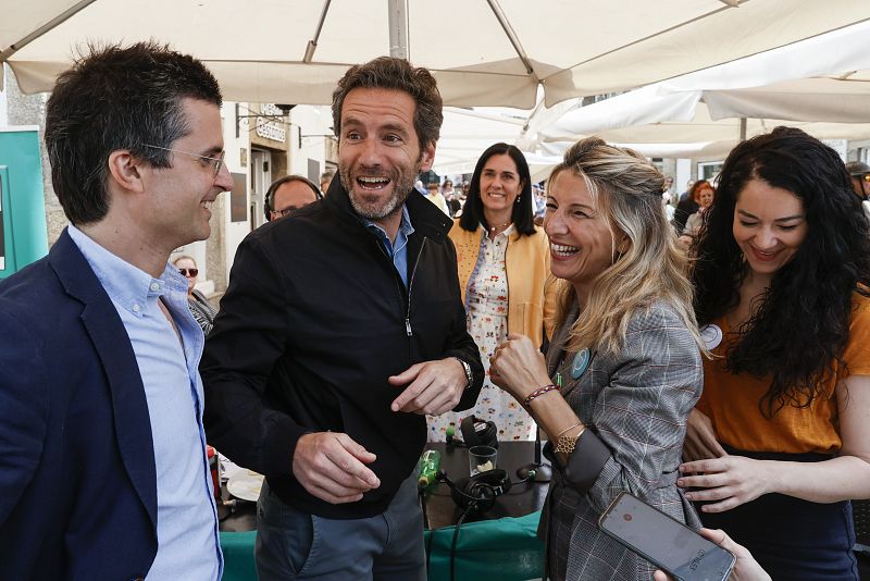 Díaz y Sémper, en las fiestas de la Ascensión en Santiago