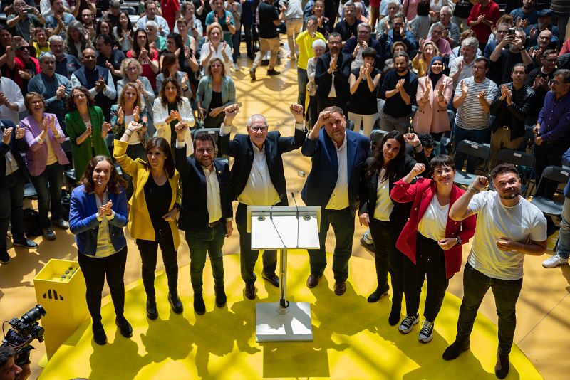 Acto central de ERC en Cornellá