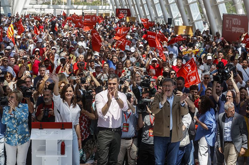Sánchez, en un acto en Valencia