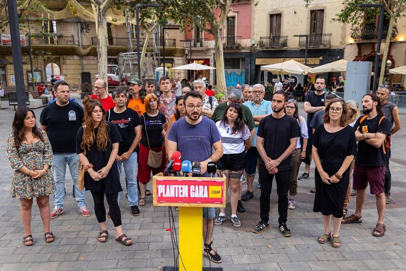 La CUP pide "plantar cara" a PP, a Vox y al PSOE desde Barcelona