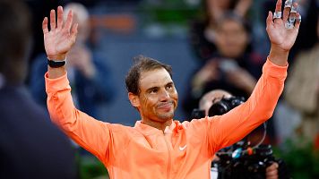 Nadal agradece el apoyo de Madrid