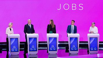 Debate electoral entre los candidatos a presidir la Comisin Europea