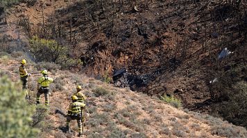 Muere el piloto de un F18 que se ha estrellado en Peralejos, en Teruel