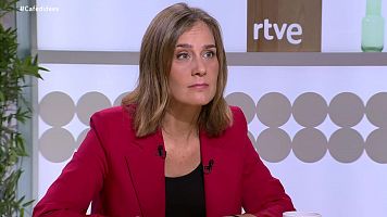 La presidenta dels Comuns al Parlament, Jssica Albiach, en una entrevista al Caf d'Idees.