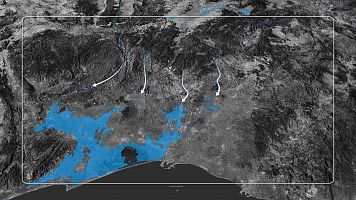 Una semana bajo el agua y el lodo: mapas y grficos de la destruccin de la DANA