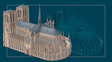 Notre-Dame reconstrucci�n - imagen general