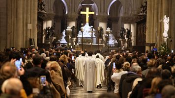 Misa del gallo en Notre Dame Pars