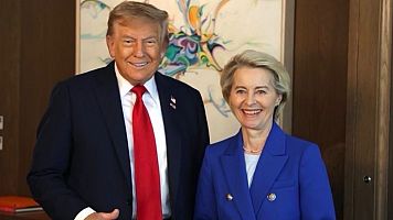 EuropaPress 6804929 donald trump ursula von der leyen
