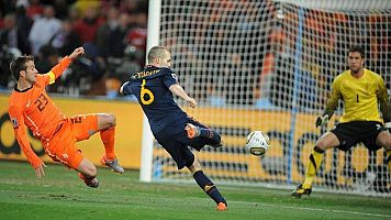 Andr�s Iniesta marc� el gol a Holanda con el que Espa�a gan� el Mundial de  Sud�frica