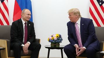El presidente ruso, Vladmir Putin, y el estadounidense, Donald Trump