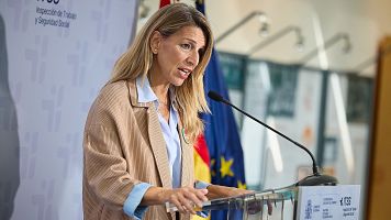 La vicepresidenta segunda y ministra de Trabajo y Economa Social, Yolanda Daz