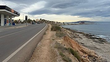 Zona de la playa en la Garrucha (Almera)