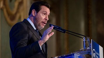 El ministro de Transportes, �scar Puente