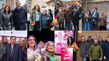 Segundo d�a de campa�a electoral en Arag�n