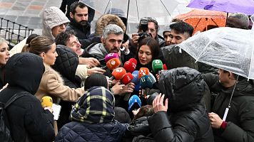 Elisa Moulia� entra en los juzgados de Plaza de Castilla