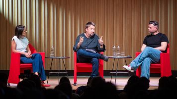 El portavoz de ERC en el Congreso de los Diputados, Gabriel Rufi�n, y la secretaria pol�tica de Podemos y eurodiputada, Irene Montero.