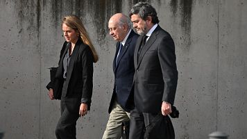 El exministro del Interior Jorge Fern�ndez D�az a su llegada este martes a la sede de la Audiencia Nacional en San Fernando de Henares