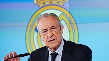 Florentino P�rez, en rueda de prensa este martes