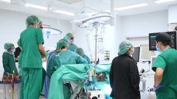 Trasplante de intestino y p�ncreas realizado en el Hospital p�blico 12 de Octubre de la Comunidad de Madrid.