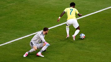 Vinicius marca contra Escocia