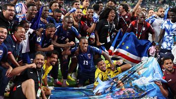 Cabo Verde celebra la clasificaci�n a dieciseisavos del Mundial 2026