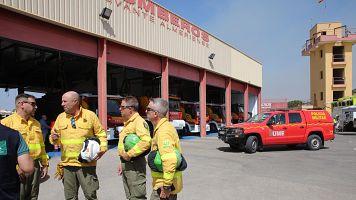 Bomberos en Los Gallardos
