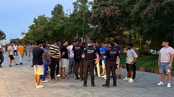 Set detinguts en l?operatiu per evitar aldarulls al Parc sobre les Vies a Lleida
