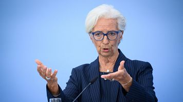 La presidenta del BCE, Christine Lagarde