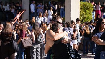 Minuto de silencio en la Universidad de Granada por el asesinato de Claudia Tacoronte en M�xico