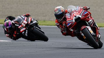 Marc M�rquez, a dos puntos de Jorge Mart�n en el Mundial de MotoGP