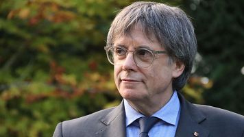 L'expresident Carles Puigdemont a la Casa de la Rep�blica Catalana