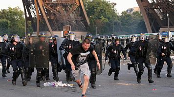 Nuevos disturbios empaan el final de la Eurocopa