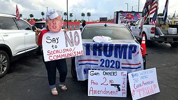 Manifestacin contra el comunismo en Miami (Florida)