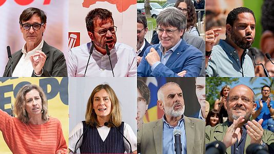 Los candidatos en Catalua se vuelcan en el ltimo domingo de campaa electoral