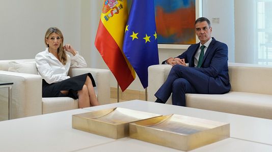 Reunin Pedro Snchez y Yolanda Daz