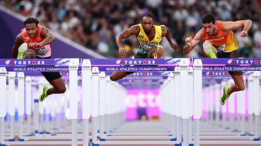 Quique Llopis finaliza cuarto en los 110 m vallas del Mundial de atletismo Tokio 2025