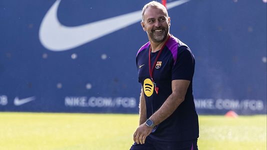 Hansi Flick, entrenador del Barcelona