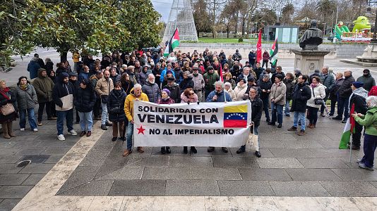 EuropaPress 7196404 centenar personas concentra santander condenar ataque eeuu venezuela