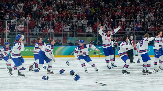 Estados Unidos, oro en hockey masculino al ganar a Canad�