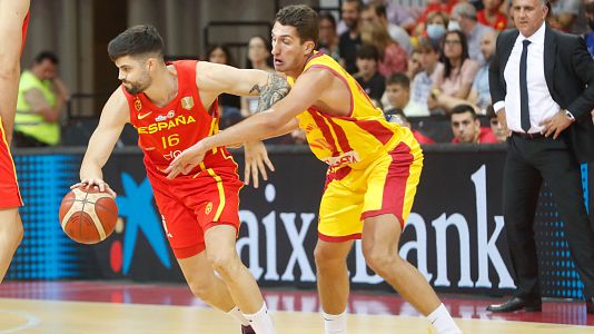 Santi Yusta, con la selecci�n espa�ola