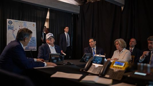 Trump supervisa el ataque a Ir�n en la Casa Blanca