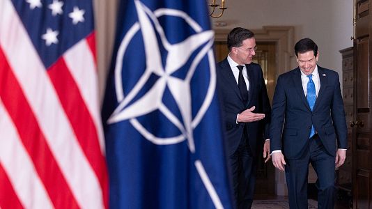 Trump y Rutte concluyen su reuni�n en medio de reproches estadounidenses contra la OTAN