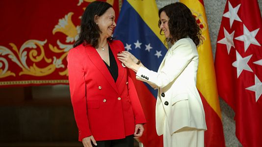 Corina Machado recibe la Medalla de Oro de la Comunidad de Madrid