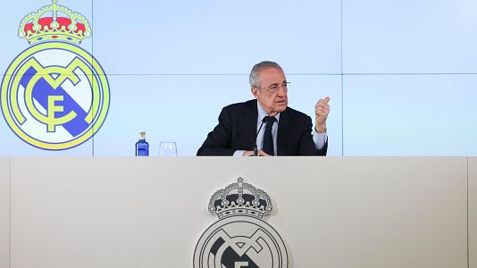Florentino P�rez, en rueda de prensa este martes