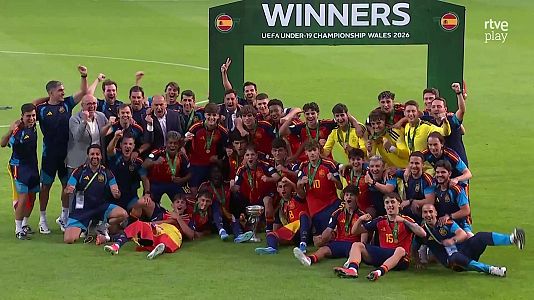 Espa�a, campeona del Europeo sub 19 tras vencer a Alemania en la final