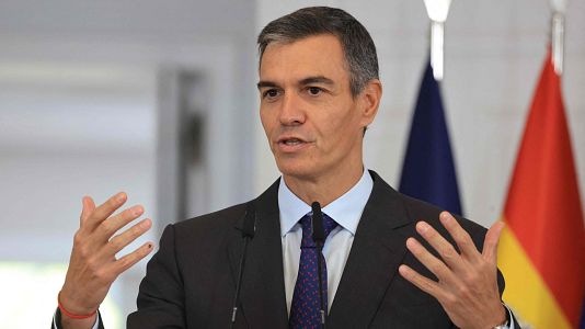 Pedro S�nchez comparece en la Moncloa