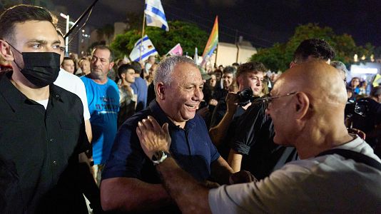 Gadi Eisenkot, l�der del partido Yashar ("Recto"), principal baza de la oposici�n israel� en las pr�ximas elecciones legislativas del pa�s